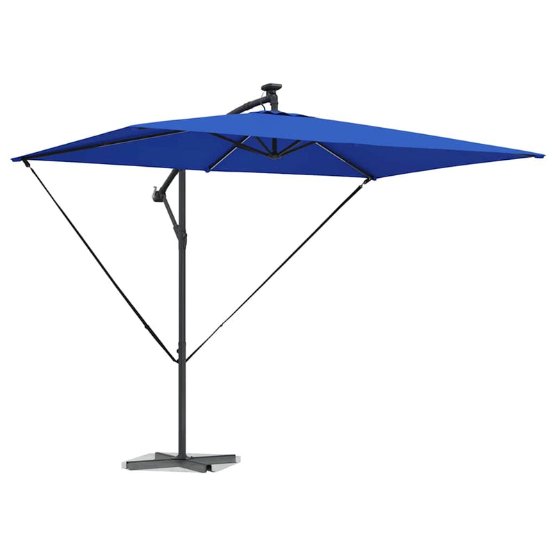 ギャラリービューアに画像をロードする, Vidaxl parasol azurblauw 294 x 200 x 270 cm polyester en aluminium
