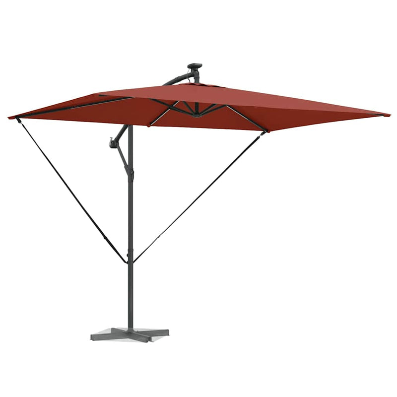 ギャラリービューアに画像をロードする, Vidaxl parasol terracotta 294 x 200 x 270 cm polyester en aluminium