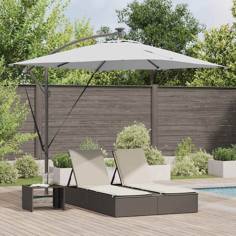 ギャラリービューアに画像をロードする, Vidaxl cantilever banana parasol zand 249 x 249 x 250 cm