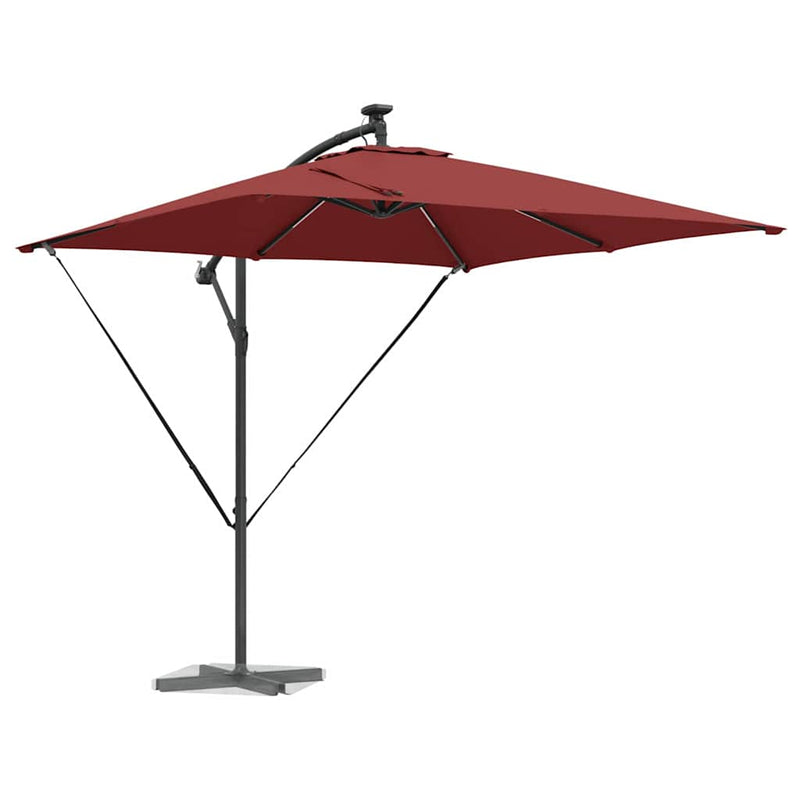 ギャラリービューアに画像をロードする, Vidaxl cantilever banana parasol terracotta 249 x 249 x 250 cm