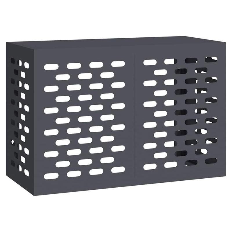 Afbeelding laden in galerijviewer, Vidaxl airconditioner hoes antraciet 90 x 40 x 60 cm staal