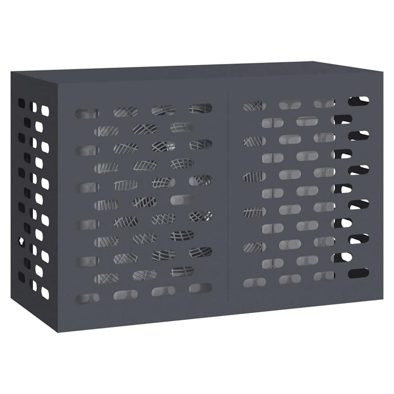 Afbeelding laden in galerijviewer, Vidaxl airconditioner hoes antraciet 90 x 40 x 60 cm staal
