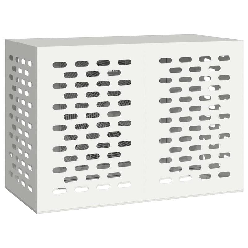 Afbeelding laden in galerijviewer, Vidaxl airconditioner hoes wit 100 x 50 x 70 cm staal