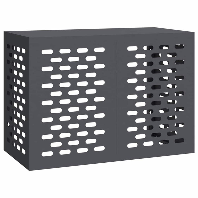 Afbeelding laden in galerijviewer, Vidaxl airconditioner hoes antraciet 100 x 50 x 70 cm staal