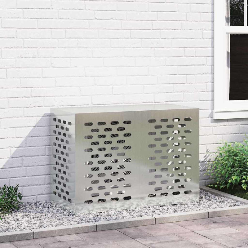 Afbeelding laden in galerijviewer, Vidaxl airconditioner hoes zilver 100 x 50 x 70 cm