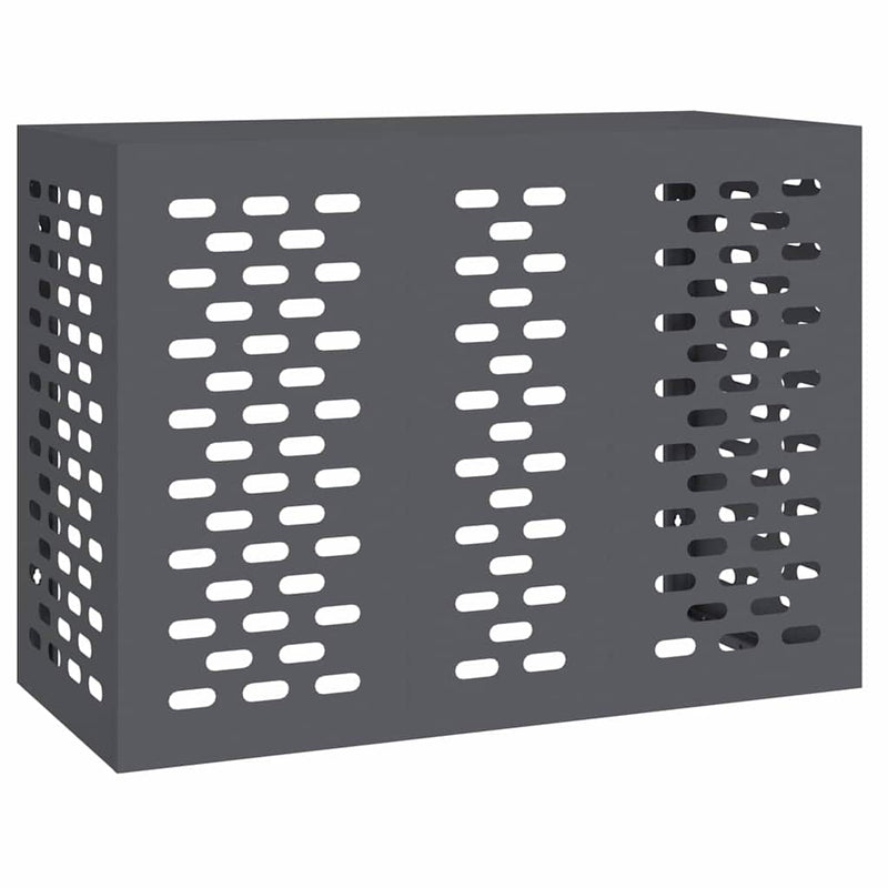 Afbeelding laden in galerijviewer, Vidaxl airconditioner hoes antraciet 110 x 50 x 80 cm staal