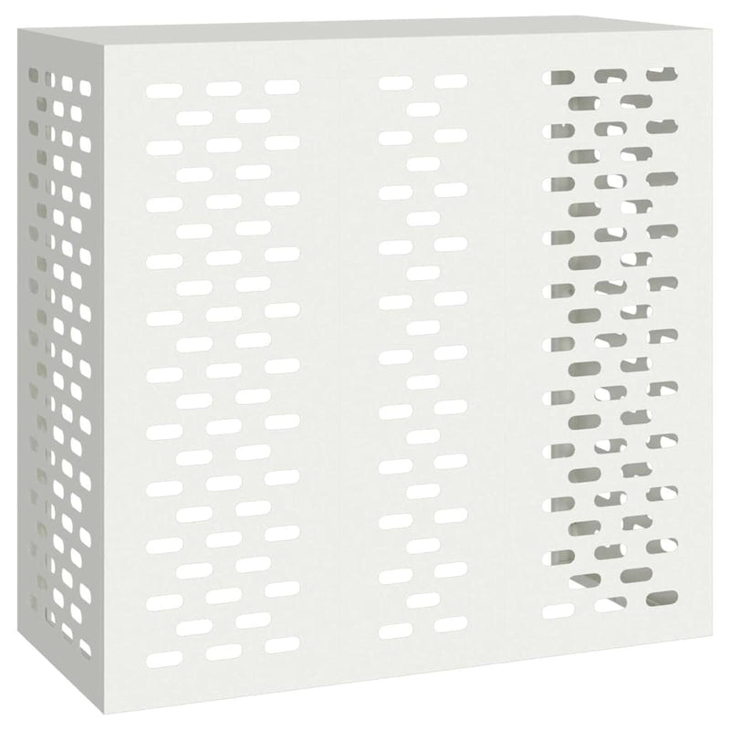 Afbeelding laden in galerijviewer, Vidaxl airconditioner hoes wit 110 x 50 x 105 cm staal