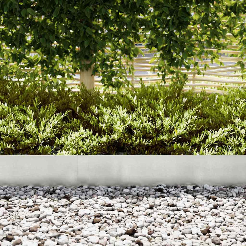 Afbeelding laden in galerijviewer, Vidaxl tuinrand 30 pcs zilver 100 x 0.05 x 20 cm roestvrij staal