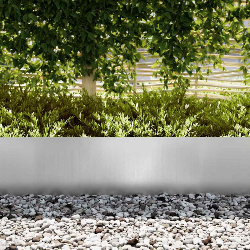 Chargez l'image dans la visionneuse de la galerie, Vidaxl tuinrand 20 pcs zilver 100 x 0.05 x 20 cm gegalvaniseerd staal