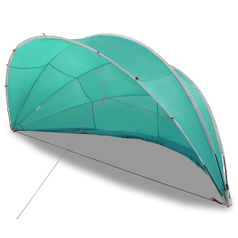 Chargez l'image dans la visionneuse de la galerie, Vidaxl pooldome blauw 472 x 460 x 229 cm 185t polyester met pu-coating