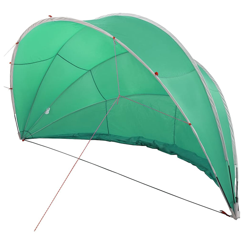 Afbeelding laden in galerijviewer, Vidaxl pooldome blauw 500 x 500 x 236 cm 185t polyester met pu-coating
