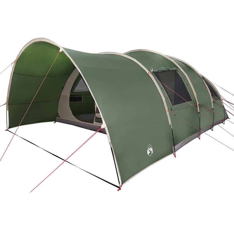 ギャラリービューアに画像をロードする, Vidaxl tunneltent met dak met opslag groen 710 x 460 x 245 cm