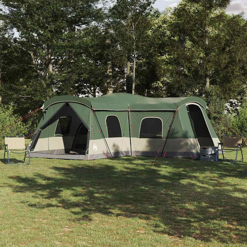 Chargez l'image dans la visionneuse de la galerie, Vidaxl tent groen 680 x 510 x 210 cm 185t polyester met pu coating