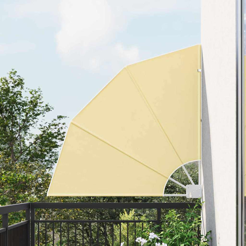 Afbeelding laden in galerijviewer, Vidaxl balkon privacy scherm zand 115 x 115 cm polyester