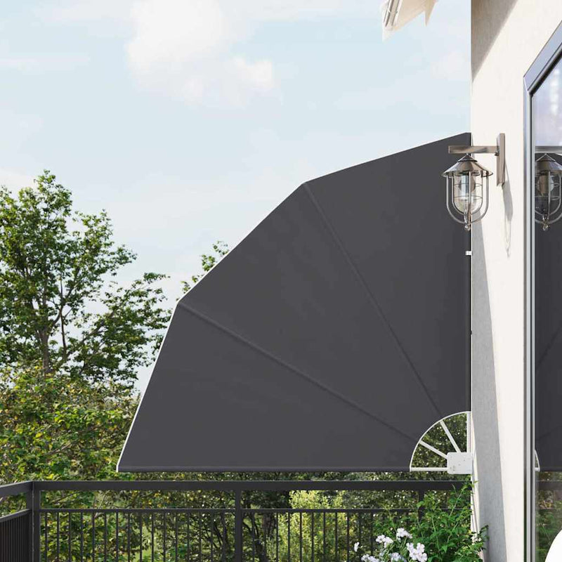 Afbeelding laden in galerijviewer, Vidaxl balkon privacy scherm zwart 140 x 140 cm polyester
