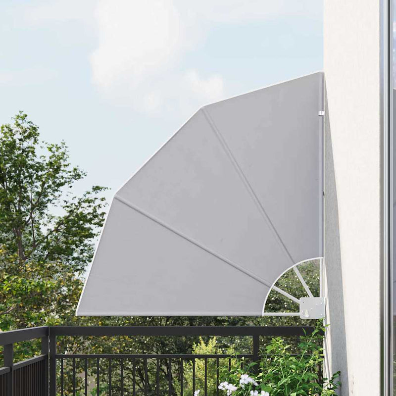 ギャラリービューアに画像をロードする, Vidaxl balkon privacy scherm grijs 115 x 115 cm polyester