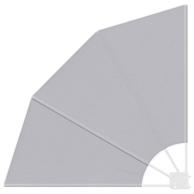 ギャラリービューアに画像をロードする, Vidaxl balkon privacy scherm grijs 115 x 115 cm polyester