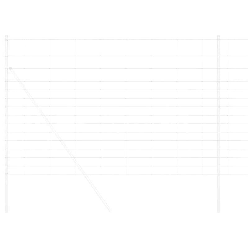 ギャラリービューアに画像をロードする, Vidaxl weidehekwerk zilver 25 x 1,6 m gegalvaniseerd staal