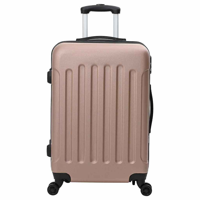 Afbeelding laden in galerijviewer, Vidaxl koffer met slot 3 pcs rose gold 50 x 31 x 78 cm abs kunststof