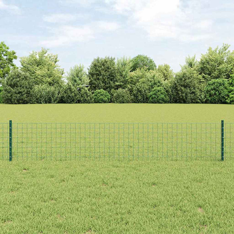 Afbeelding laden in galerijviewer, Vidaxl afrasteringspaal 5 pcs groen 80 cm staal