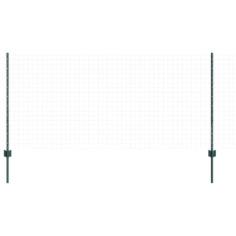 Afbeelding laden in galerijviewer, Vidaxl afrasteringspaal 5 pcs groen 140 cm staal