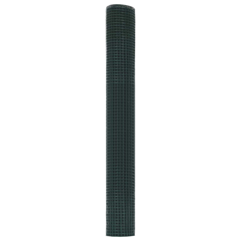ギャラリービューアに画像をロードする, Vidaxl gelaste draadhek groen 1.2 x 25 m