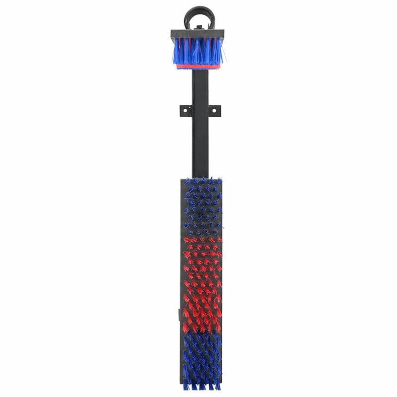 Afbeelding laden in galerijviewer, Vidaxl vee borstels verstelbaar rood en blauw 84 x 10 x 91 cm pvc