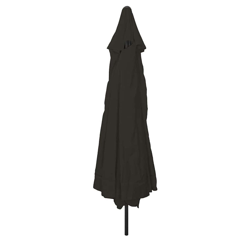 Chargez l'image dans la visionneuse de la galerie, Vidaxl tuinparasol zwart 395 x 395 x 245 cm polyester en staal