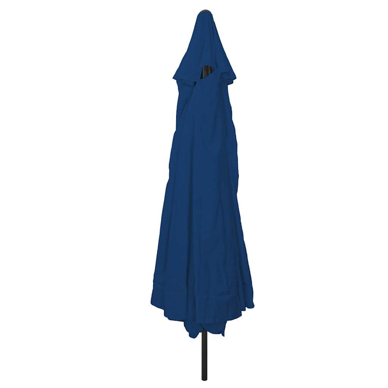 Chargez l'image dans la visionneuse de la galerie, Vidaxl tuinparasol azurblauw 395 x 395 x 245 cm polyester en staal