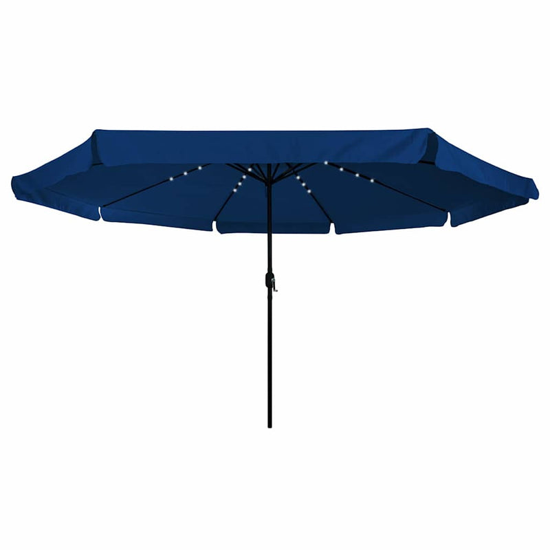 Afbeelding laden in galerijviewer, Vidaxl tuinparasol azurblauw 395 x 395 x 245 cm polyester
