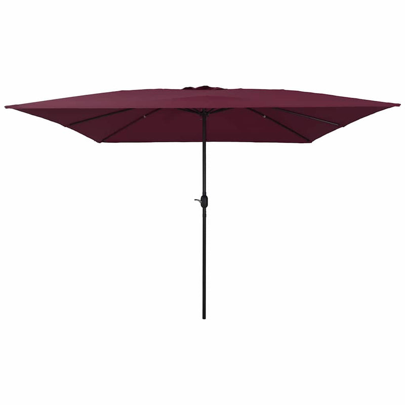 ギャラリービューアに画像をロードする, Vidaxl tuinparasol bordeaux rood 295 x 295 x 245 cm polyester en staal