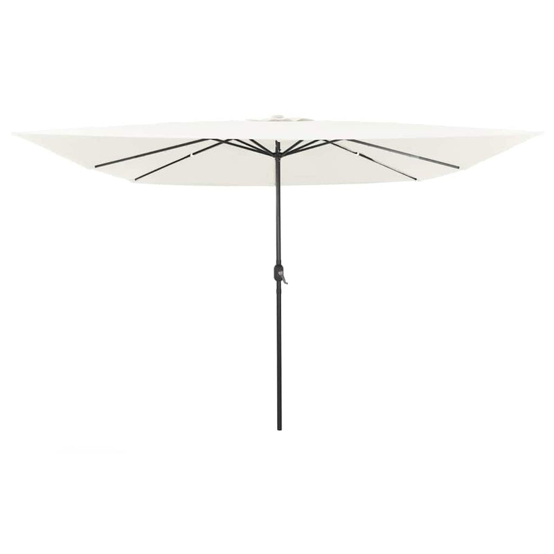 ギャラリービューアに画像をロードする, Vidaxl tuinparasol zand 295 x 295 x 245 cm polyester en staal