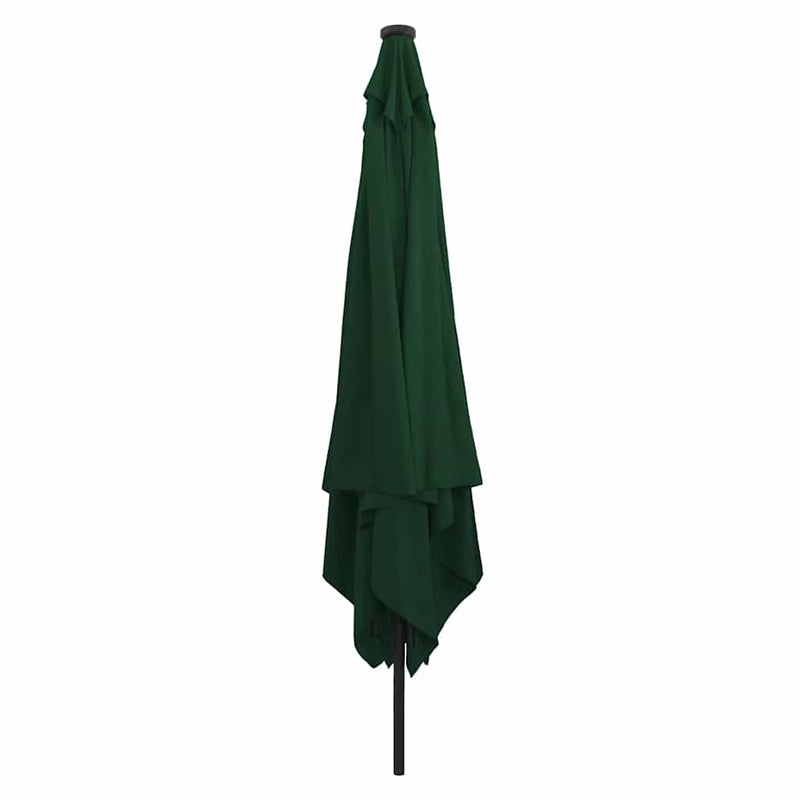 Chargez l'image dans la visionneuse de la galerie, Vidaxl tuinparasol groen 295 x 295 x 245 cm polyester en staal