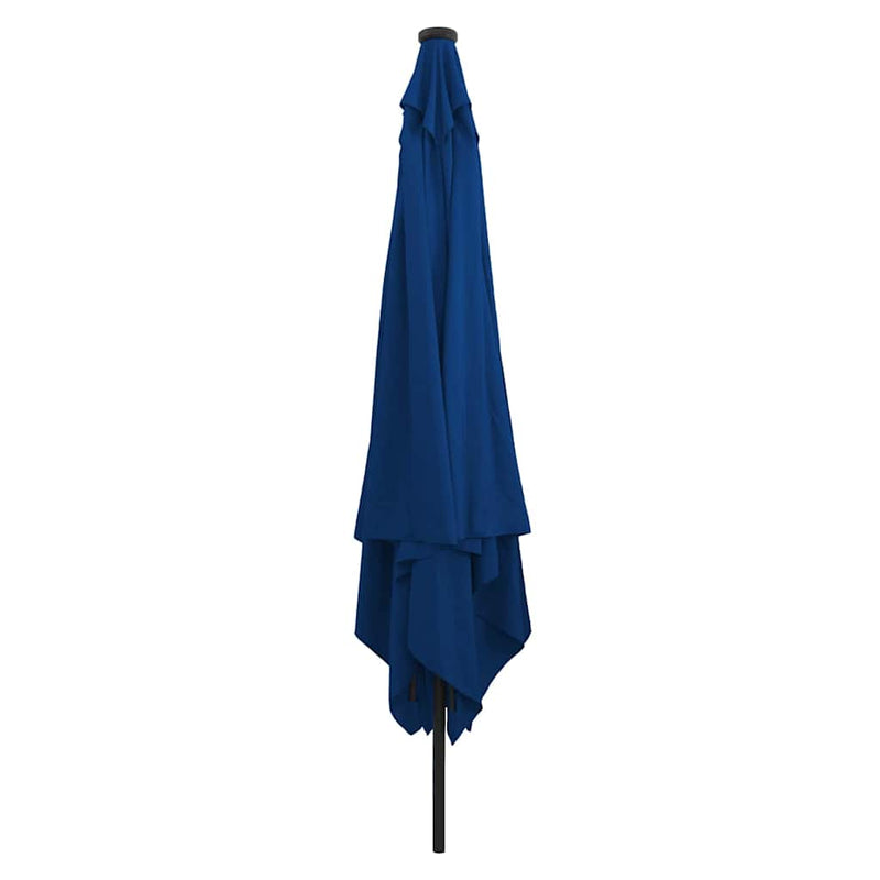 Chargez l'image dans la visionneuse de la galerie, Vidaxl tuinparasol azurblauw 295 x 295 x 245 cm polyester en staal