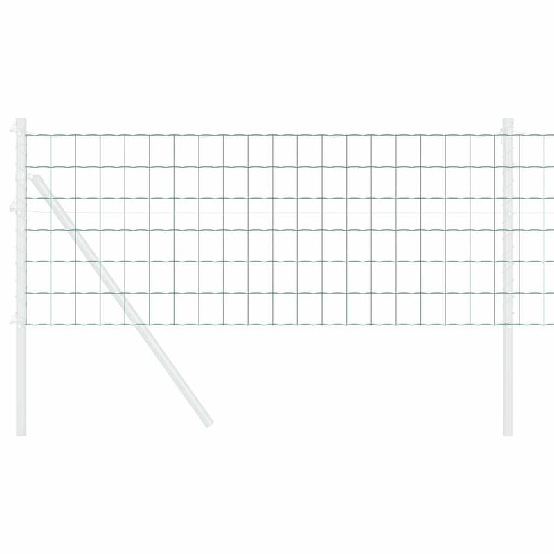 Afbeelding laden in galerijviewer, Vidaxl euro hek groen 0,4 x 10 m pvc-gecoat ijzer