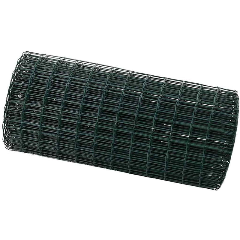 Afbeelding laden in galerijviewer, Vidaxl euro hek groen 0,6 x 25 m pvc-gecoat ijzer
