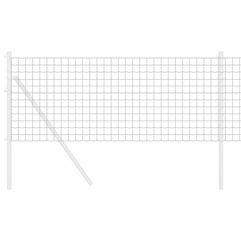 Afbeelding laden in galerijviewer, Vidaxl euro hek grijs 0,6 x 10 m pvc-gecoat ijzer