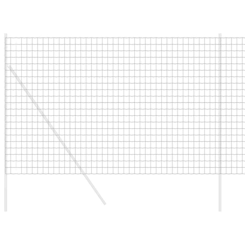 ギャラリービューアに画像をロードする, Vidaxl euro hek zwart 1,6 x 10 m pvc-gecoat ijzer
