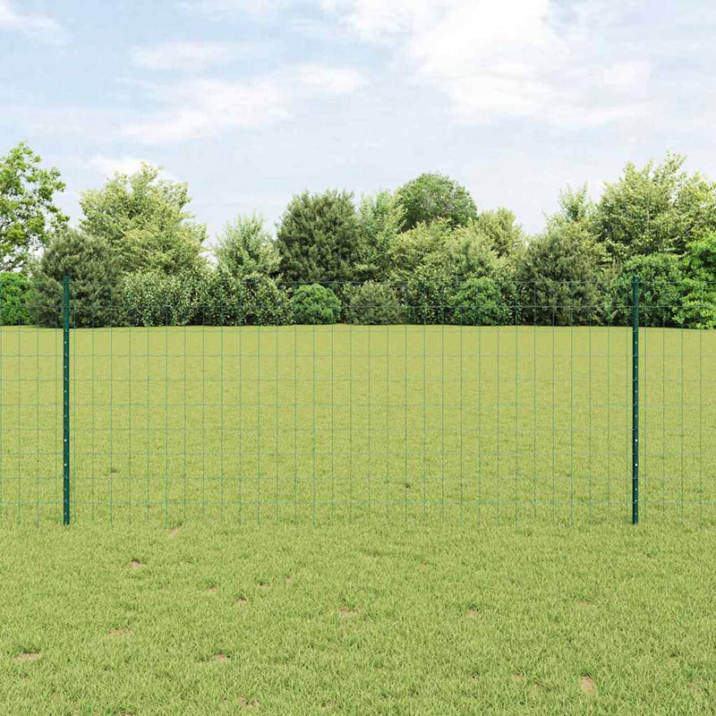 Chargez l'image dans la visionneuse de la galerie, Vidaxl hek met paal groen 1 x 10 m staal en pvc