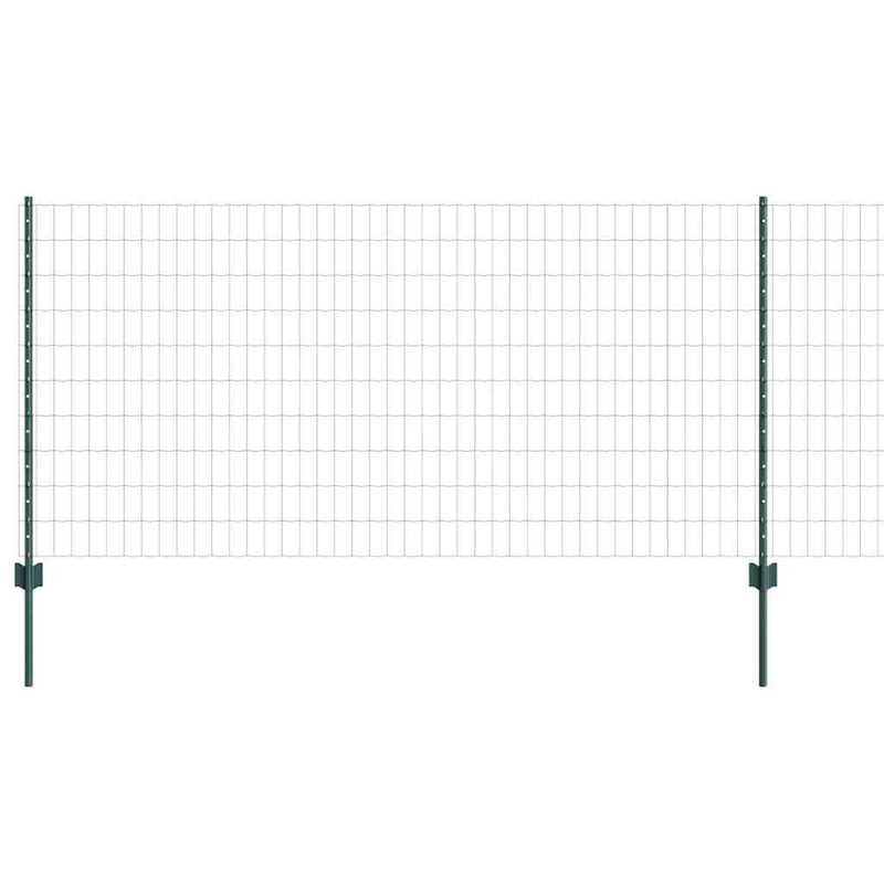 Chargez l'image dans la visionneuse de la galerie, Vidaxl hek met paal groen 1 x 25 m staal en pvc