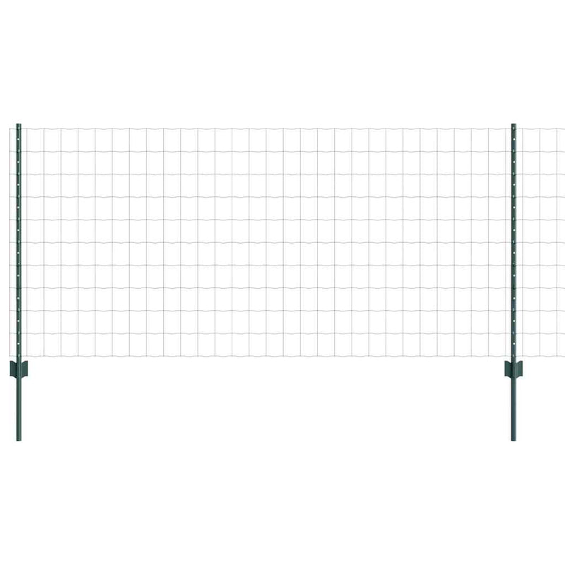Chargez l'image dans la visionneuse de la galerie, Vidaxl hek met paal groen 1 x 25 m staal en pvc