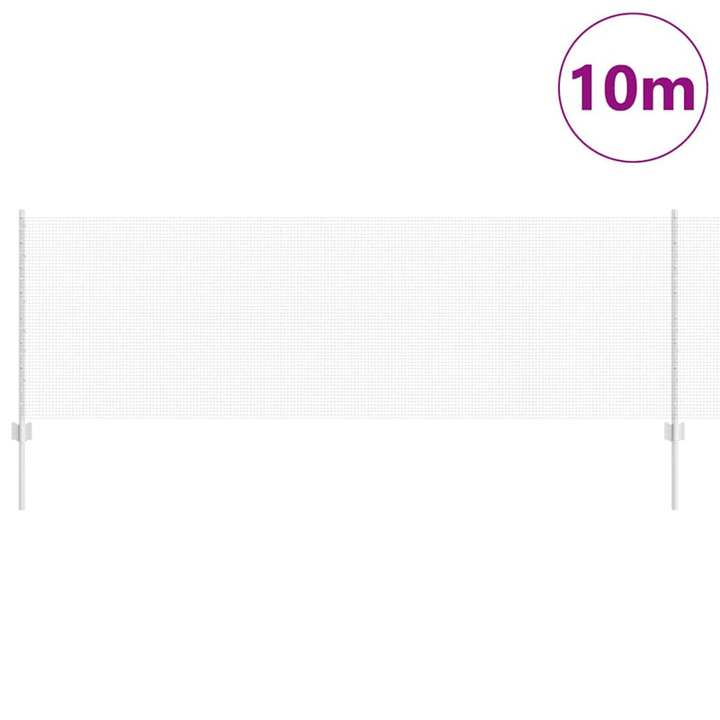 Afbeelding laden in galerijviewer, Vidaxl hek met paal zilver 0,8 x 10 m staal