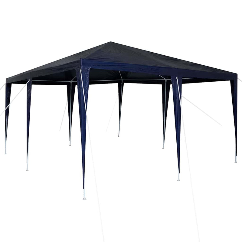 ギャラリービューアに画像をロードする, Vidaxl partytent blauw 400 x 400 x 266 cm polyethyleen en staal