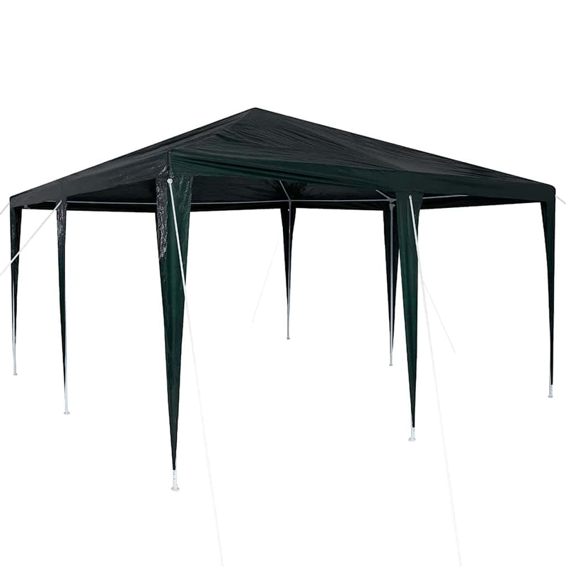 ギャラリービューアに画像をロードする, Vidaxl partytent groen 400 x 400 x 266 cm polyethyleen en staal