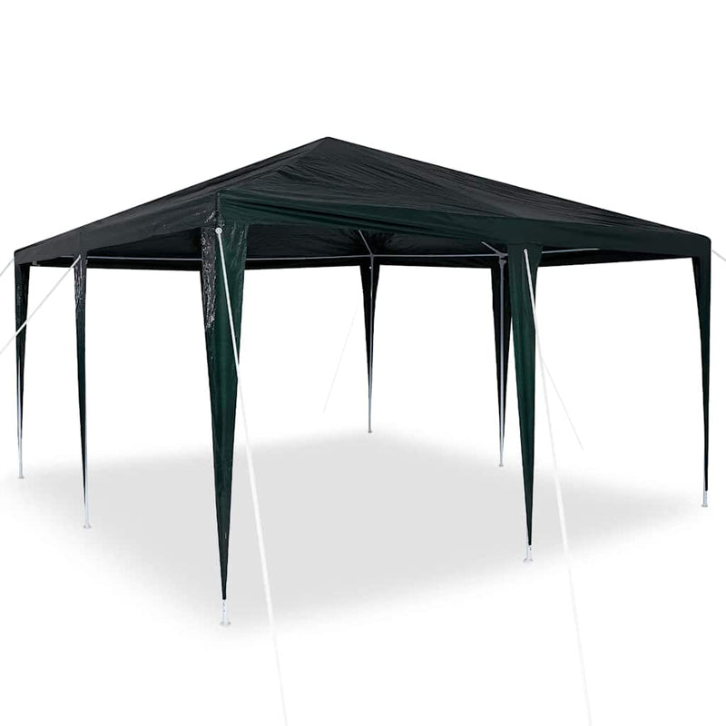 ギャラリービューアに画像をロードする, Vidaxl partytent groen 400 x 400 x 266 cm polyethyleen en staal