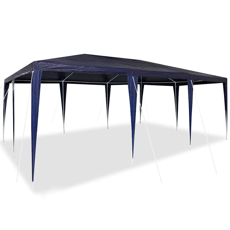 Chargez l'image dans la visionneuse de la galerie, Vidaxl partytent blauw 600 x 400 x 266 cm polyethyleen en staal
