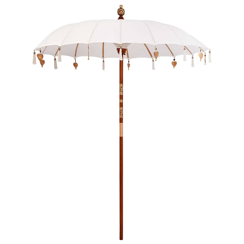 Chargez l'image dans la visionneuse de la galerie, Vidaxl balinese parasol crème 190 x 190 x 260 cm
