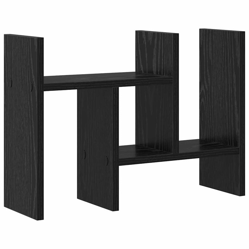Chargez l'image dans la visionneuse de la galerie, Vidaxl bureau organizer zwart eiken 34,5 x 15,5 x 35,5 cm bewerkt hout