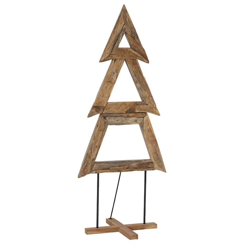 Afbeelding laden in galerijviewer, Vidaxl kerstboom met standaard bruin 181 cm massief teakhout
