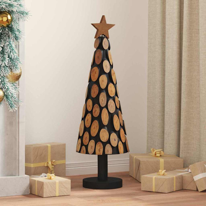 ギャラリービューアに画像をロードする, Vidaxl kerstboom met standaard bruin 90 cm massief teakhout